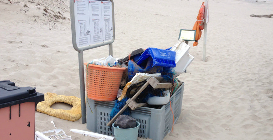 Alt skidt fra havet på Hvide Sande Sydstrand